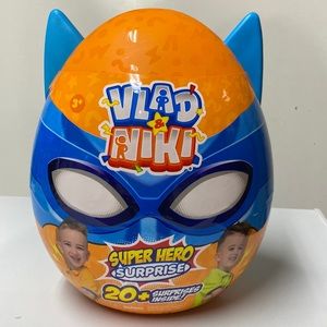 ZURU Vlad & Niki Superhero Surprise Egg Robot Battle with 20+ Surprises